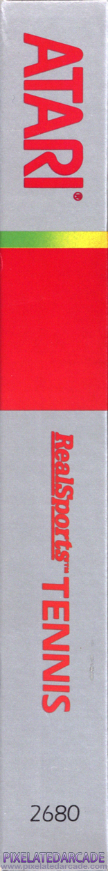 RealSports Tennis Cover Art: Left Spine