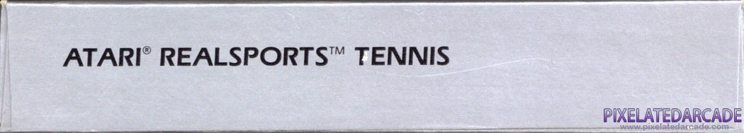 RealSports Tennis Cover Art: Bottom Spine