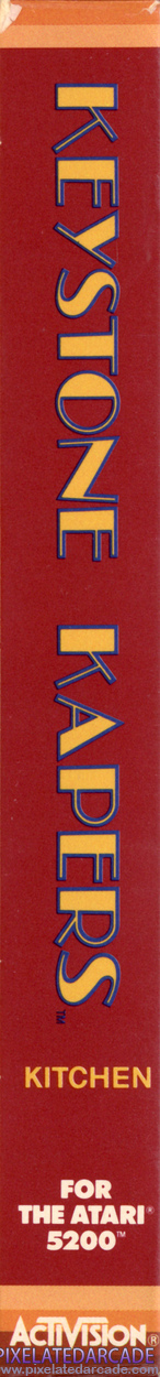 Keystone Kapers Cover Art: Left Spine