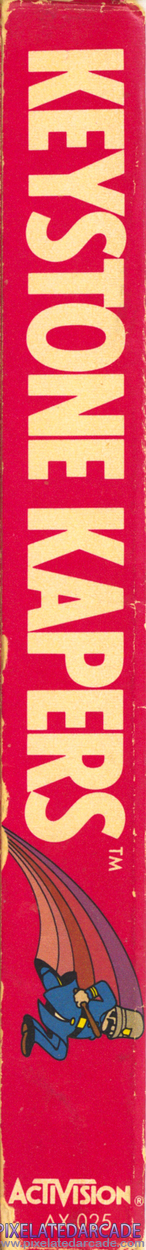 Keystone Kapers Cover Art: Left Spine