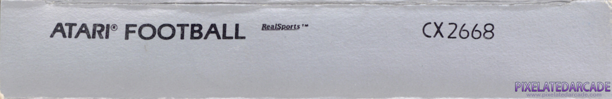 RealSports Football Cover Art: Top Spine RealSports Football Cover Art: Top Spine