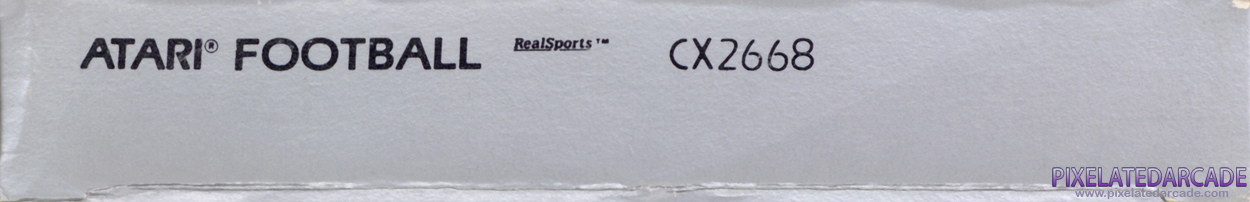 RealSports Football Cover Art: Bottom Spine RealSports Football Cover Art: Bottom Spine