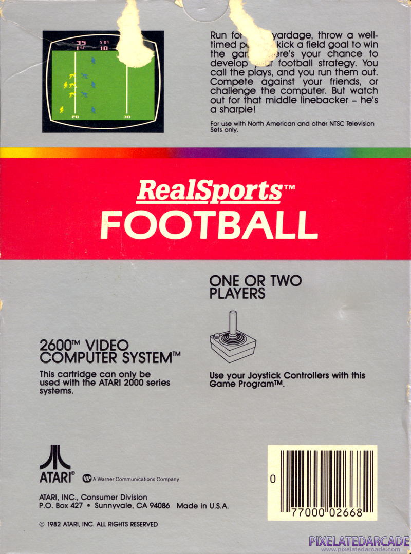 RealSports Football Cover Art: RealSports Football Cover Art: