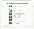 Disk Sleeve - Back