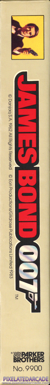 James Bond 007 Cover Art: Left Spine James Bond 007 Cover Art: Left Spine