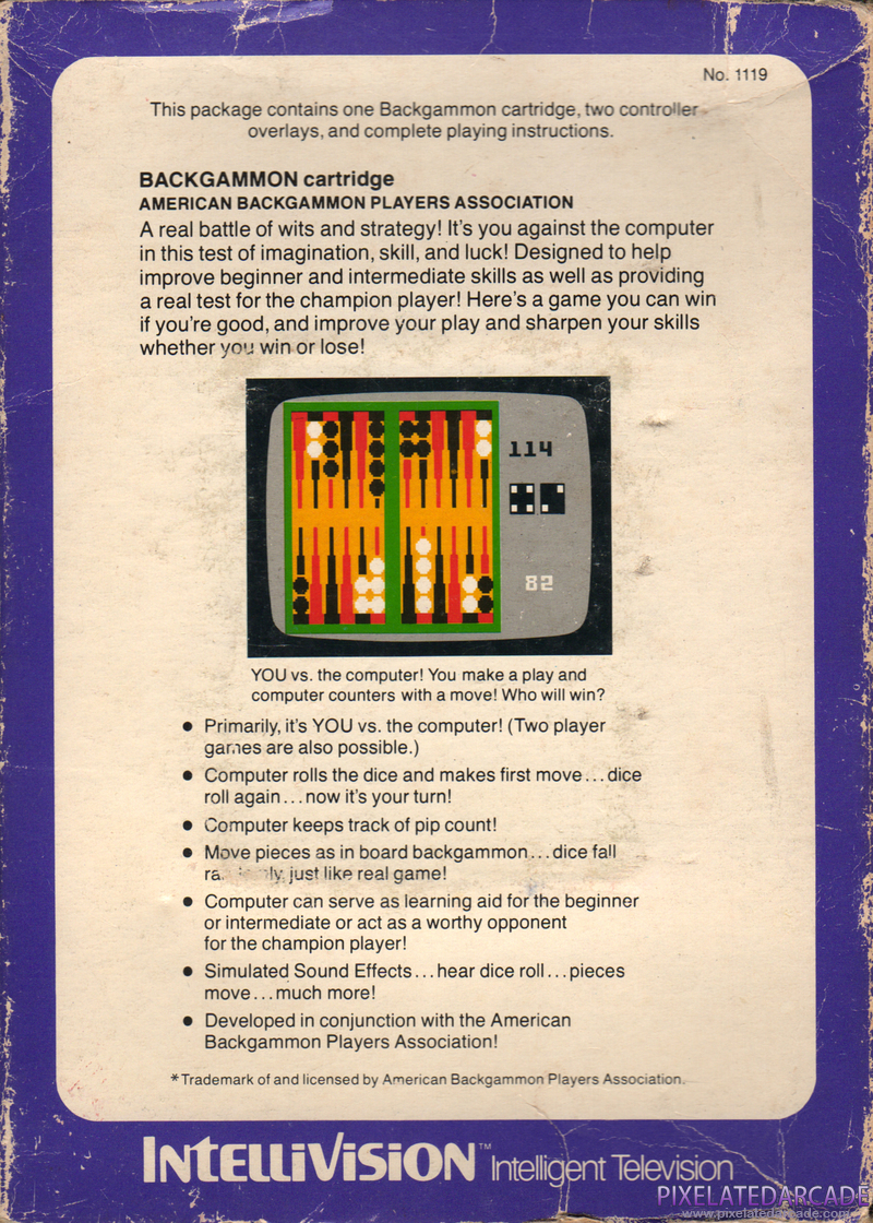 ABPA Backgammon Cover Art: ABPA Backgammon Cover Art: