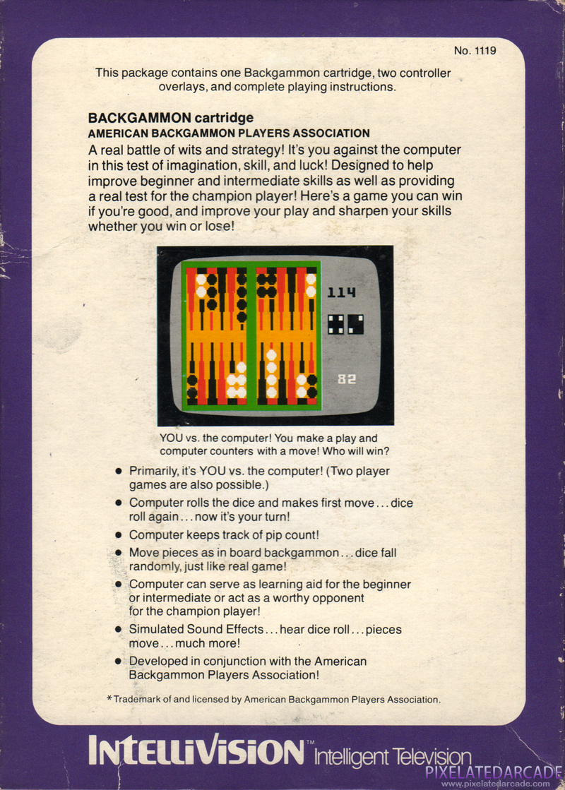 ABPA Backgammon Cover Art: ABPA Backgammon Cover Art:
