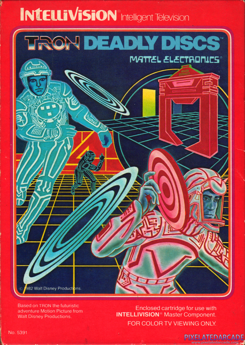 TRON: Deadly Discs Cover Art: TRON: Deadly Discs Cover Art: