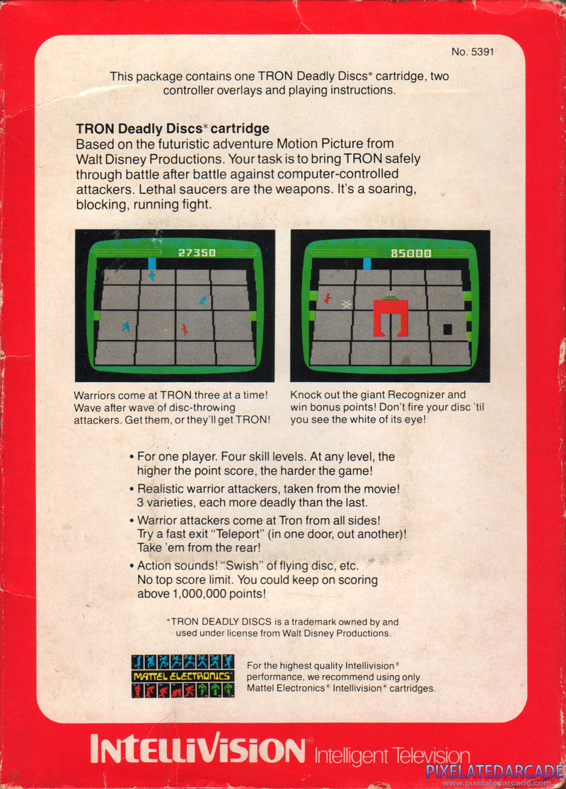 TRON: Deadly Discs Cover Art: TRON: Deadly Discs Cover Art: