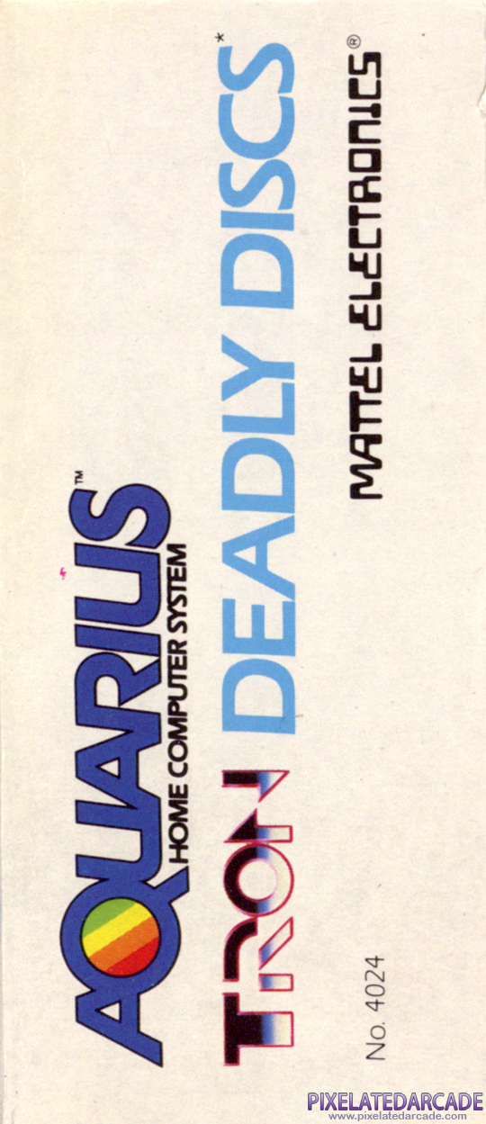 TRON: Deadly Discs Cover Art: Right Spine TRON: Deadly Discs Cover Art: Right Spine