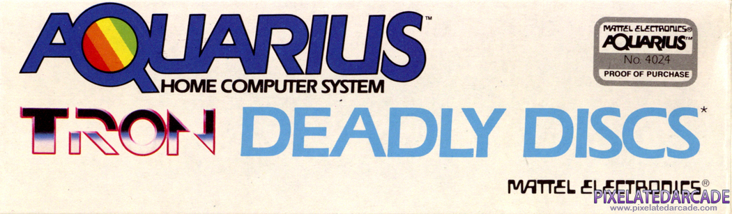 TRON: Deadly Discs Cover Art: Bottom Spine