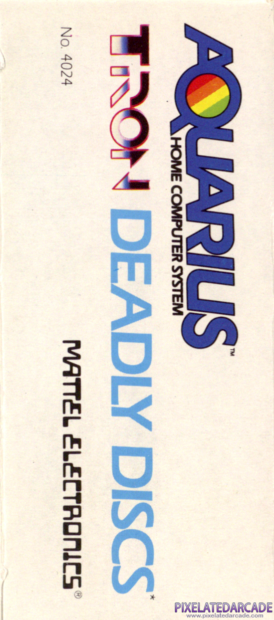 TRON: Deadly Discs Cover Art: Left Spine TRON: Deadly Discs Cover Art: Left Spine