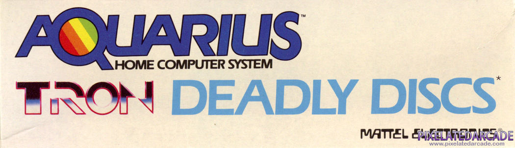 TRON: Deadly Discs Cover Art: Top Spine