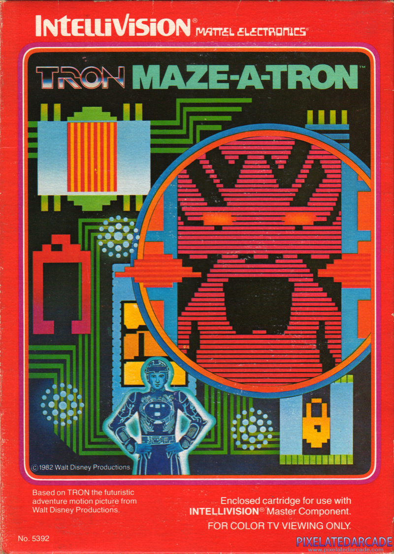 TRON: Maze-A-Tron Cover Art: TRON: Maze-A-Tron Cover Art: