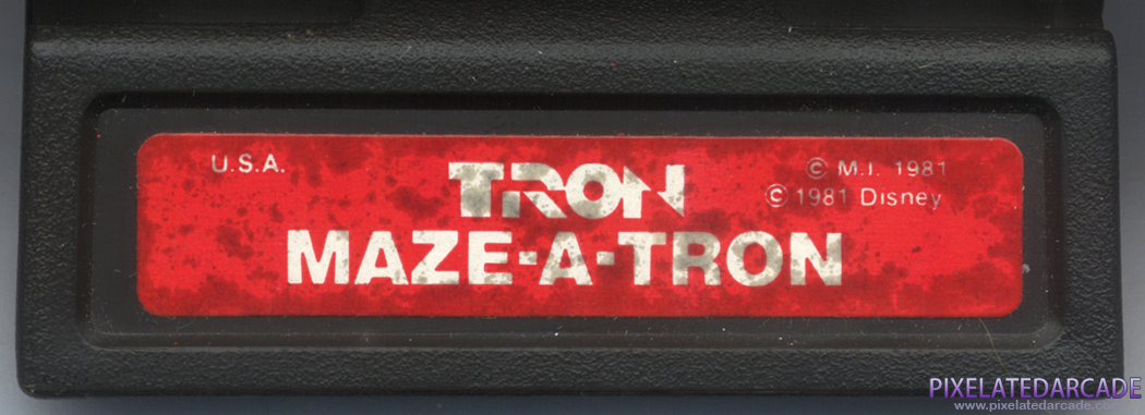 TRON: Maze-A-Tron Cover Art: Top TRON: Maze-A-Tron Cover Art: Top