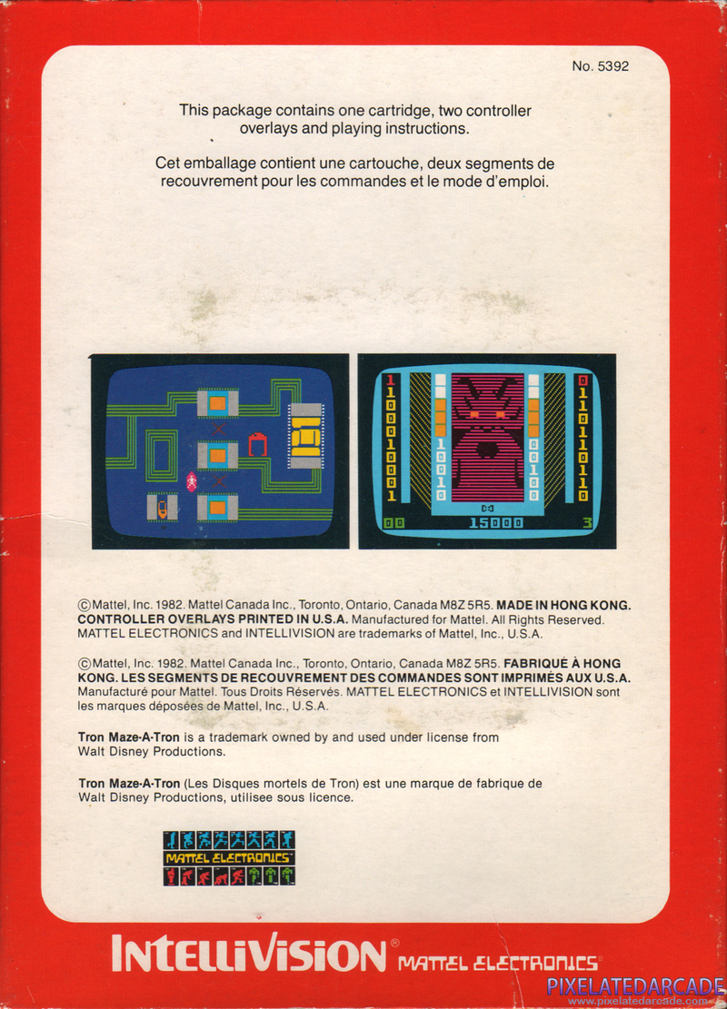 TRON: Maze-A-Tron Cover Art: TRON: Maze-A-Tron Cover Art: