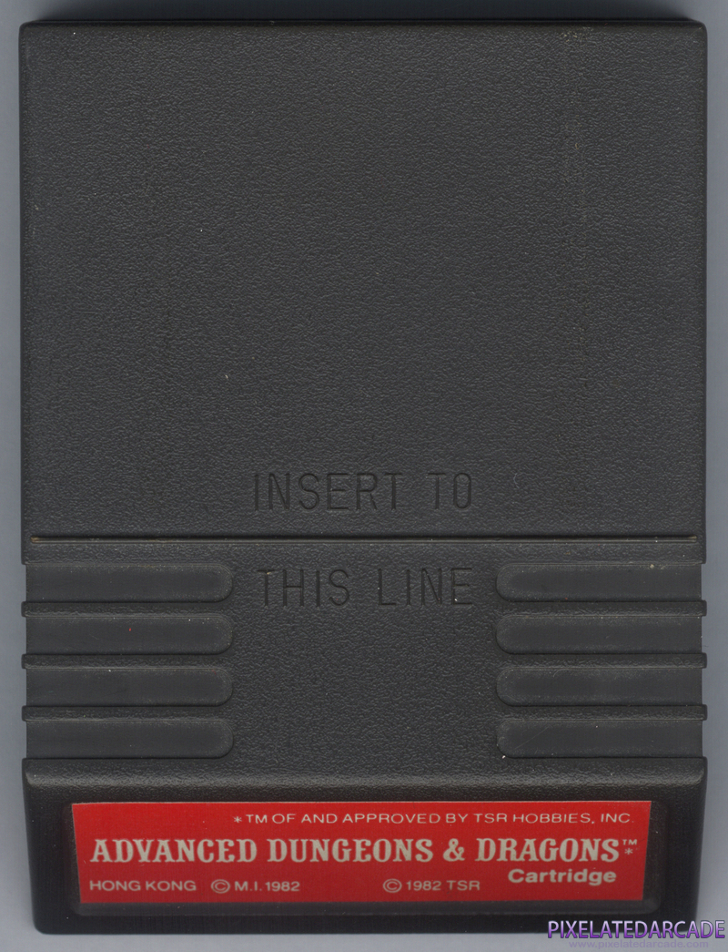 Advanced Dungeons & Dragons Cartridge Cover Art: Front Advanced Dungeons & Dragons Cartridge Cover Art: Front