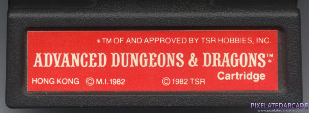 Advanced Dungeons & Dragons Cartridge Cover Art: Top Advanced Dungeons & Dragons Cartridge Cover Art: Top