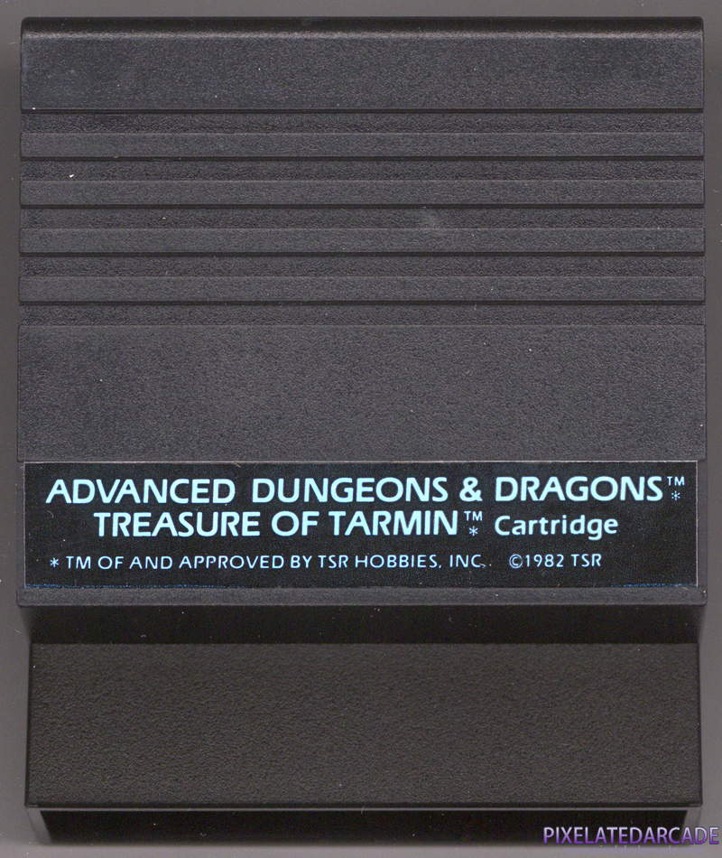 Advanced Dungeons & Dragons: Treasure of Tarmin Cartridge Cover Art: Front Advanced Dungeons & Dragons: Treasure of Tarmin Cartridge Cover Art: Front