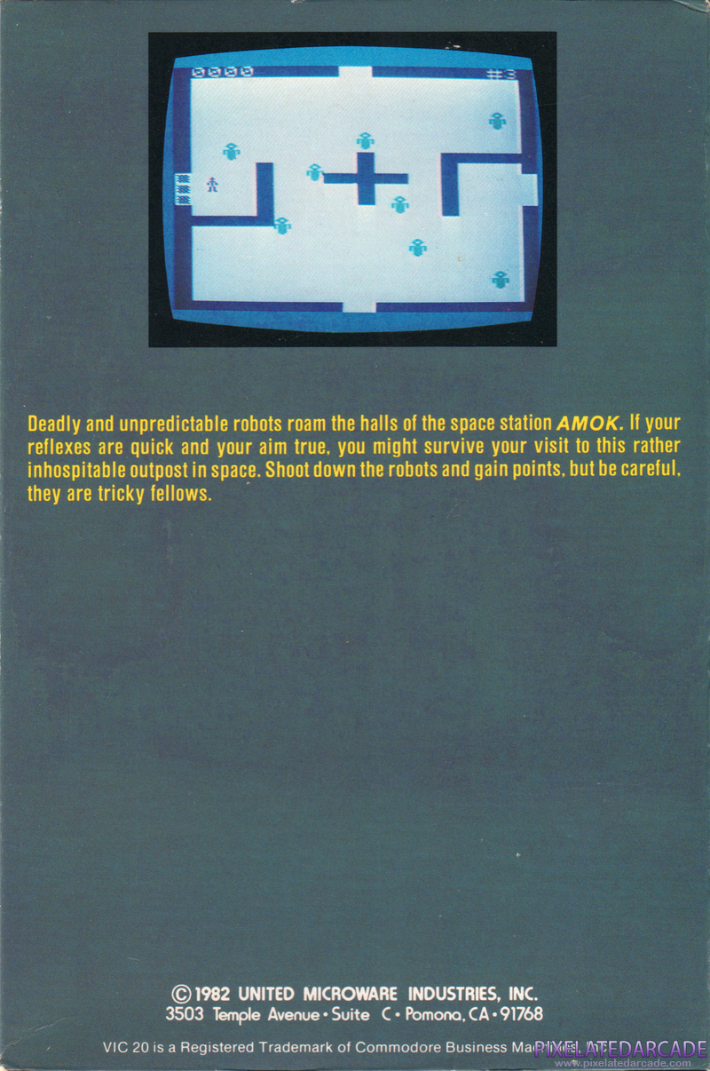 Amok Cover Art: Amok Cover Art: