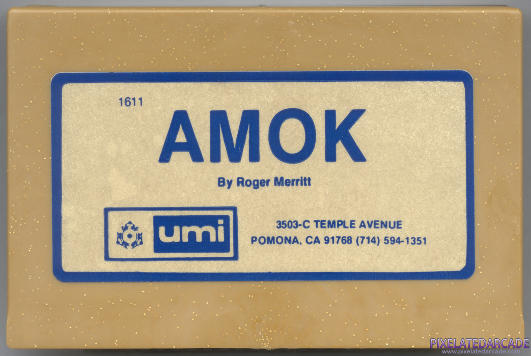 Amok Cover Art: Front Amok Cover Art: Front