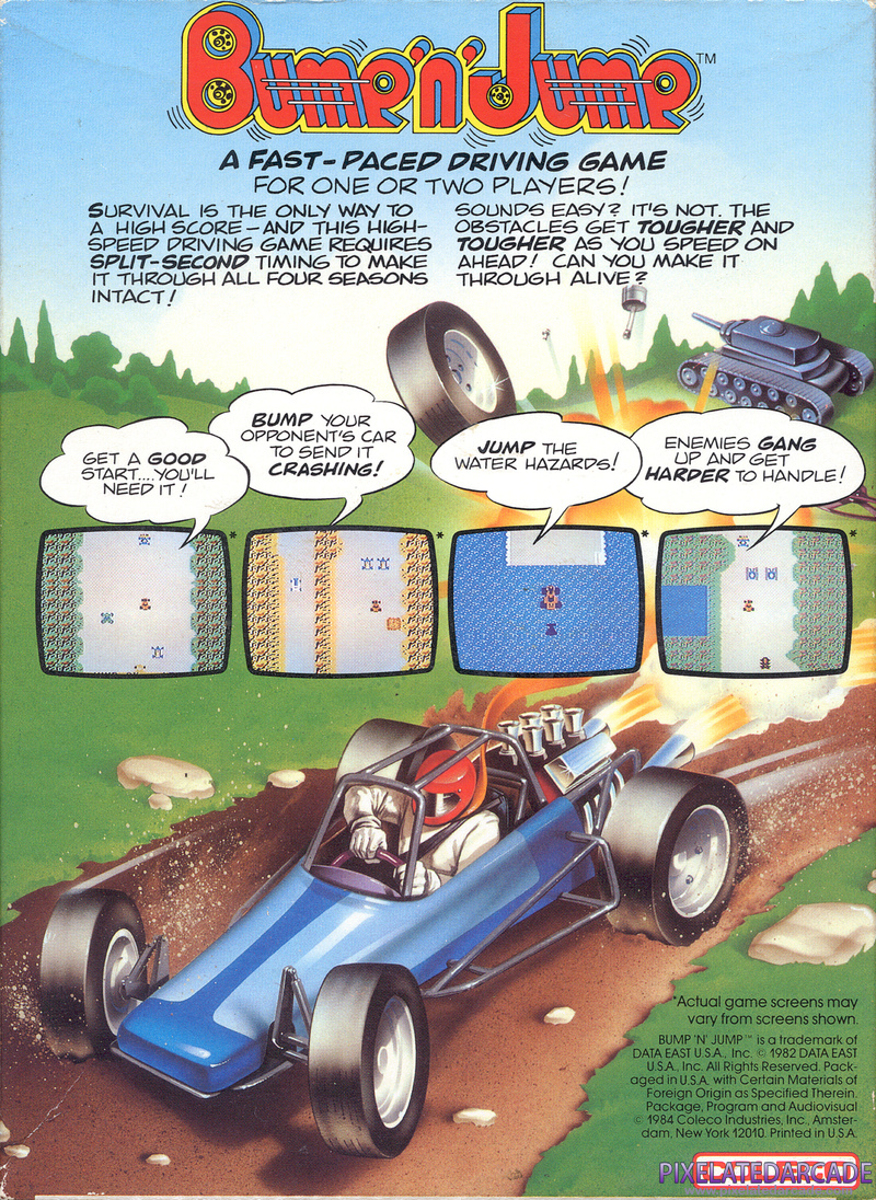 Bump 'N' Jump Cover Art: Bump 'N' Jump Cover Art: