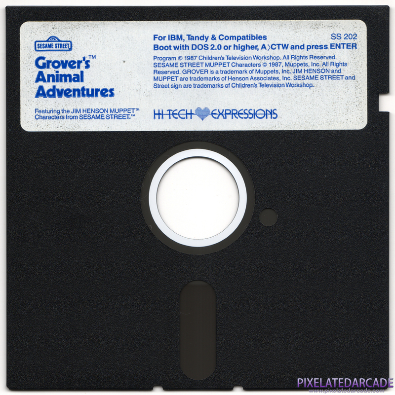 Sesame Street Learning Library: Volume Two Cover Art: Disk 1 of 3 Sesame Street Learning Library: Volume Two Cover Art: Disk 1 of 3