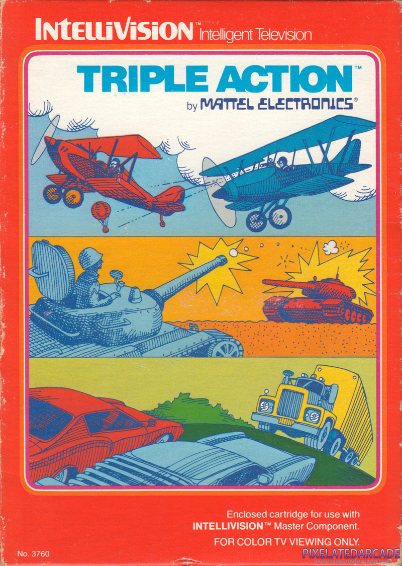 Triple Action Cover Art: Triple Action Cover Art: