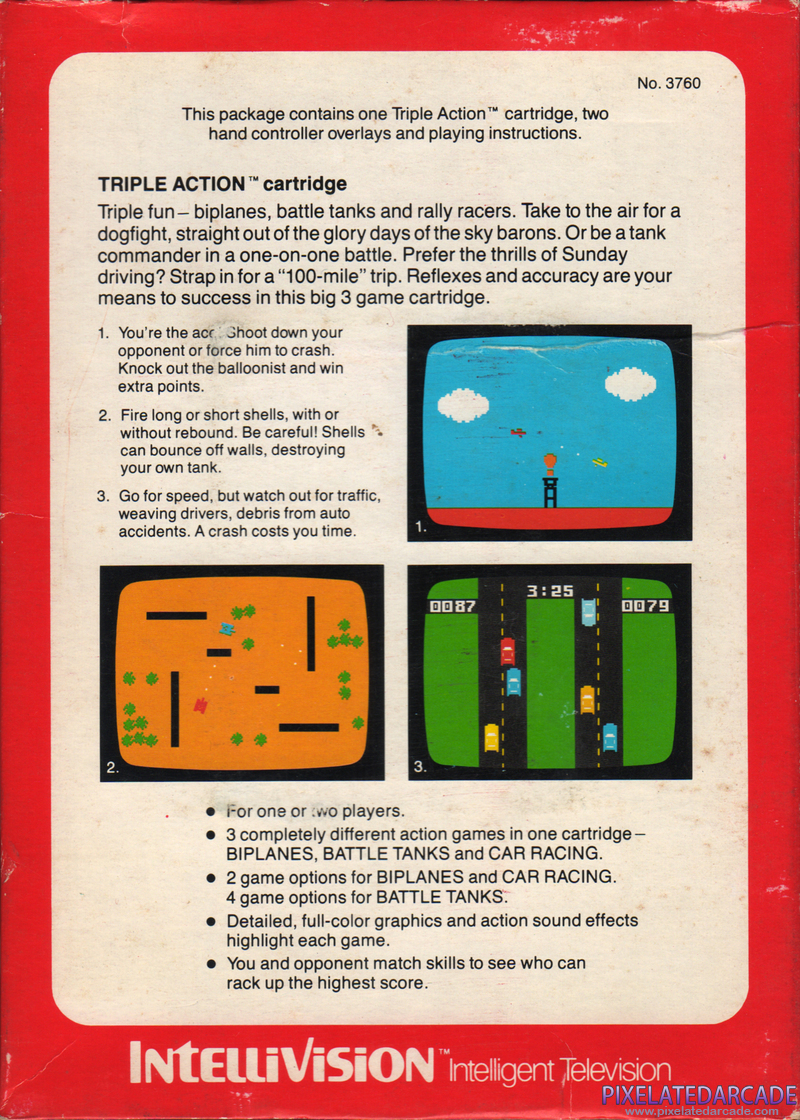 Triple Action Cover Art: Triple Action Cover Art: