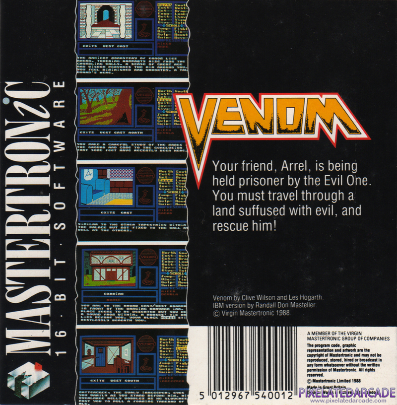 Venom Cover Art: Venom Cover Art: