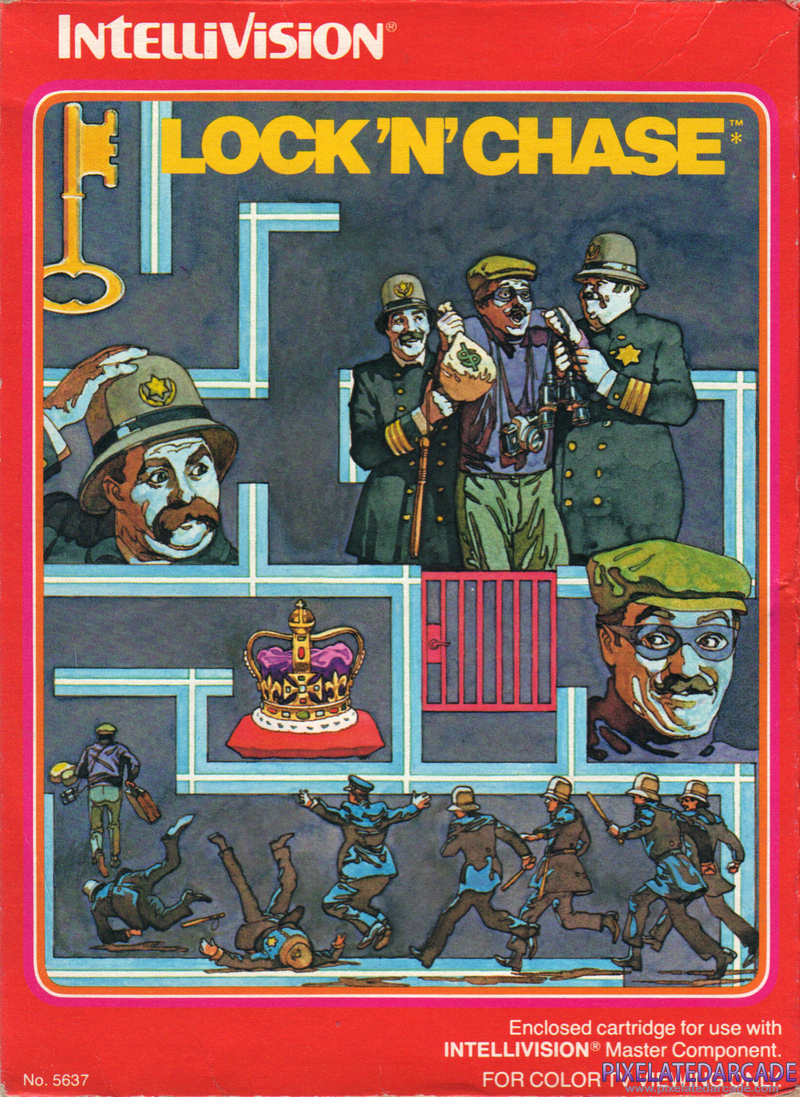 Lock 'n' Chase Cover Art: Lock 'n' Chase Cover Art: