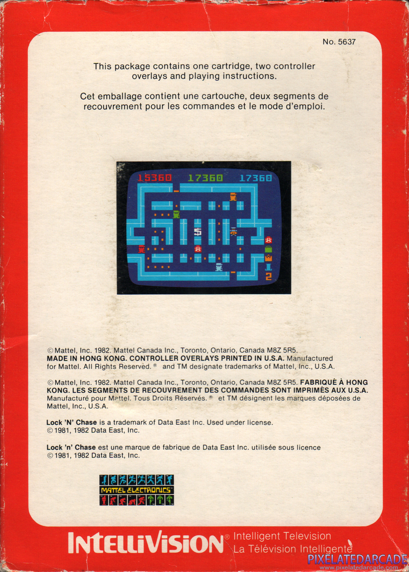 Lock 'n' Chase Cover Art: Lock 'n' Chase Cover Art: