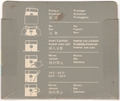 Disk Sleeve - Back