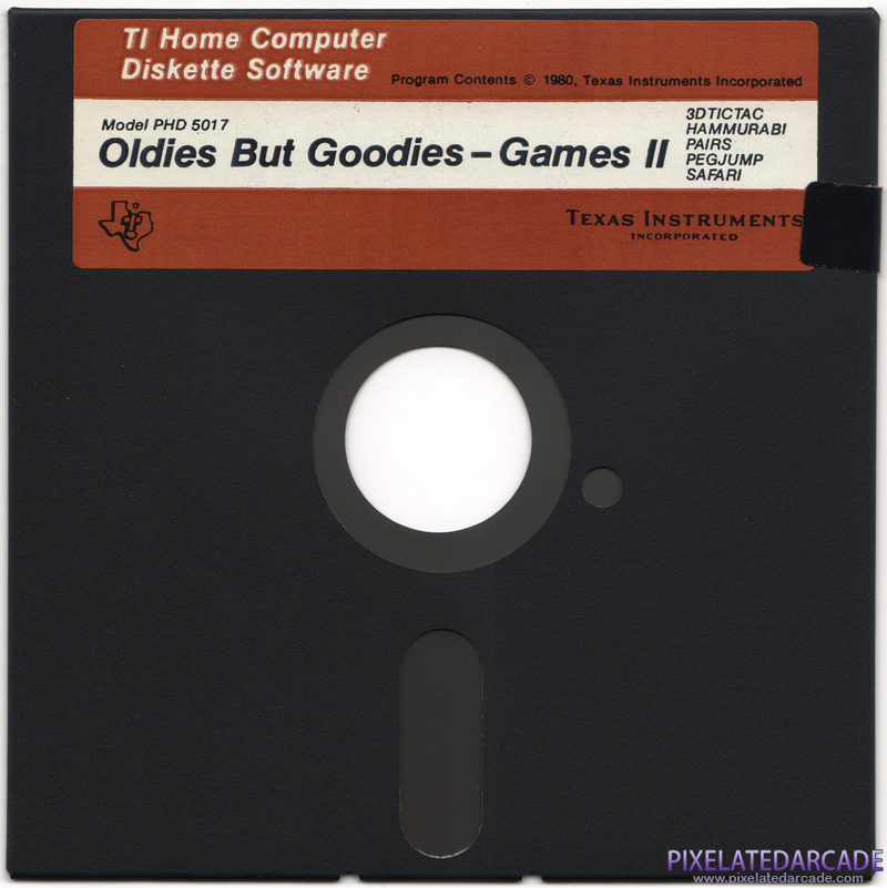 Oldies But Goodies - Games II Cover Art: Oldies But Goodies - Games II Cover Art: