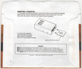Disk Sleeve - Back