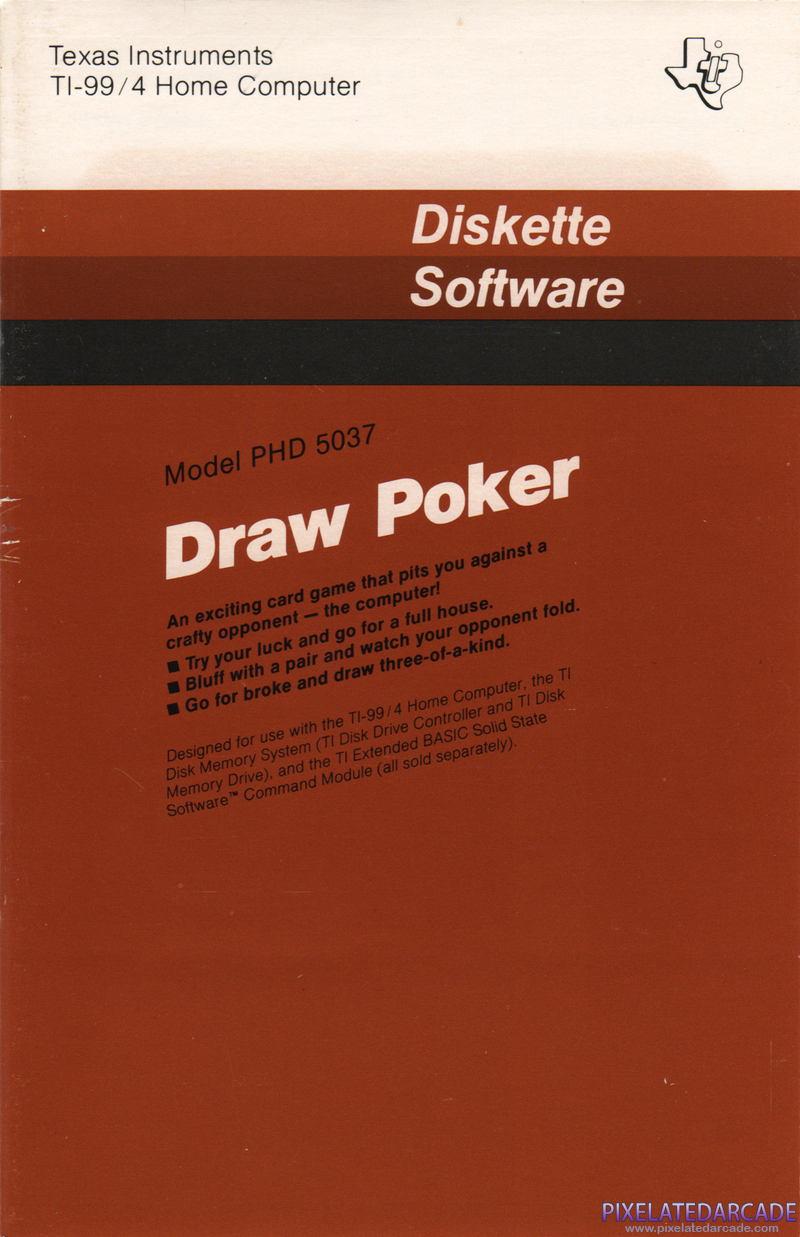Draw Poker Cover Art: Front Draw Poker Cover Art: Front