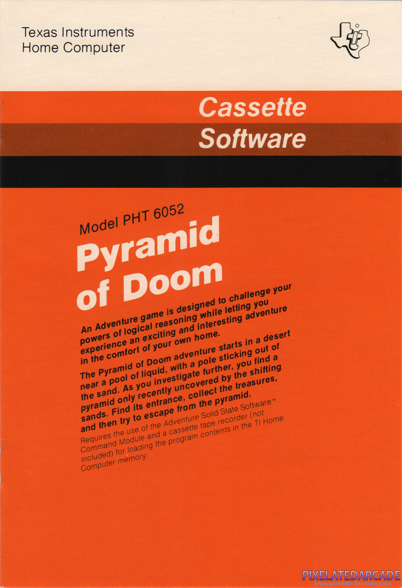 Pyramid of Doom Cover Art: Front Pyramid of Doom Cover Art: Front