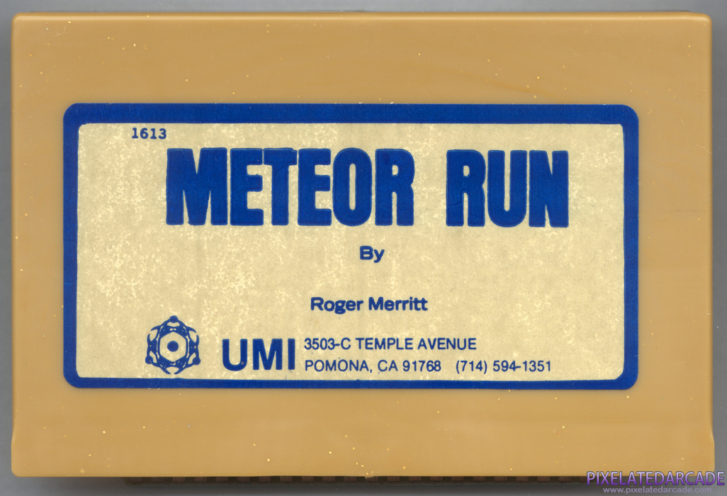 Meteor Run Cover Art: Front Meteor Run Cover Art: Front