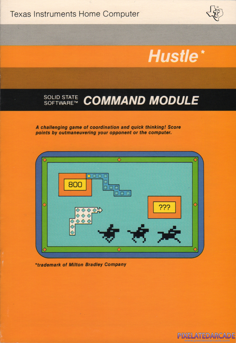 Hustle Cover Art: Instruction Manual - Front Hustle Cover Art: Instruction Manual - Front