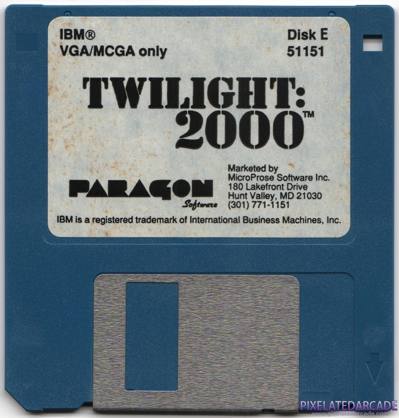 Twilight: 2000 Cover Art: Disk 5 of 5 - Front