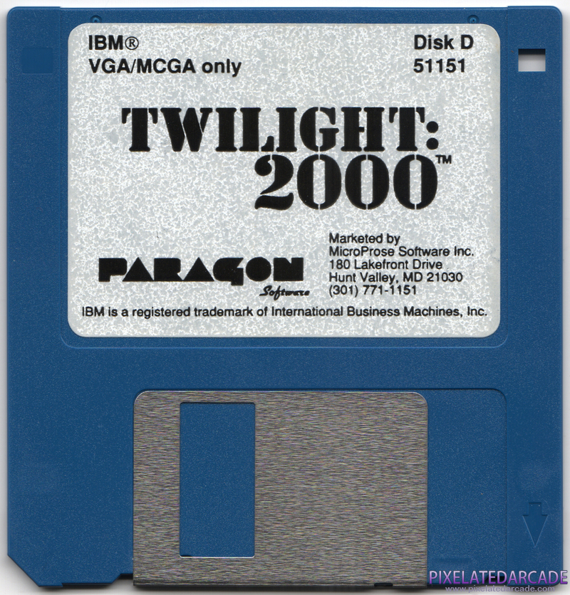 Twilight: 2000 Cover Art: Disk 4 of 5 - Front