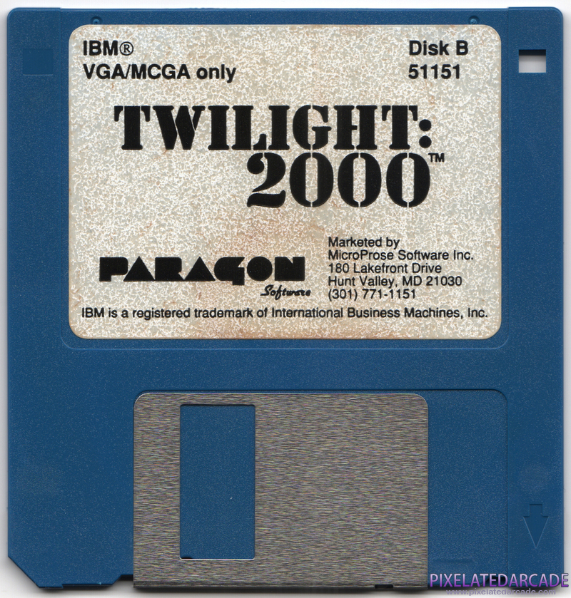 Twilight: 2000 Cover Art: Disk 2 of 5 - Front