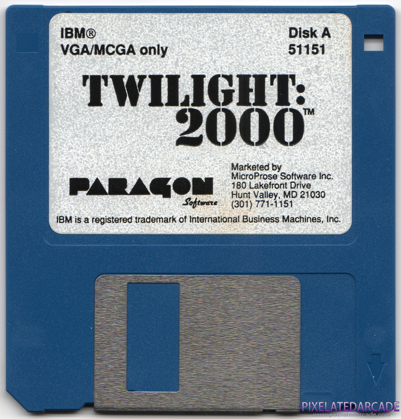 Twilight: 2000 Cover Art: Disk 1 of 5 - Front