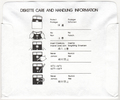 Disk Sleeve - Back