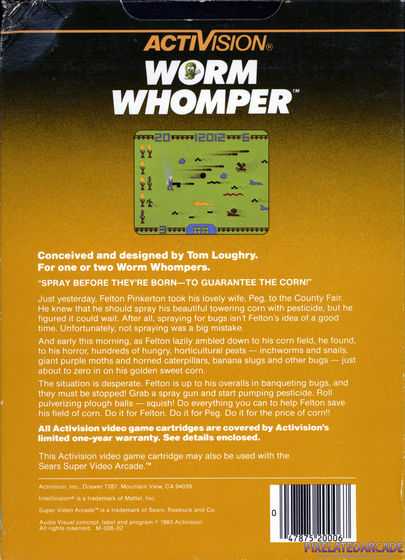 Worm Whomper Cover Art: Worm Whomper Cover Art: