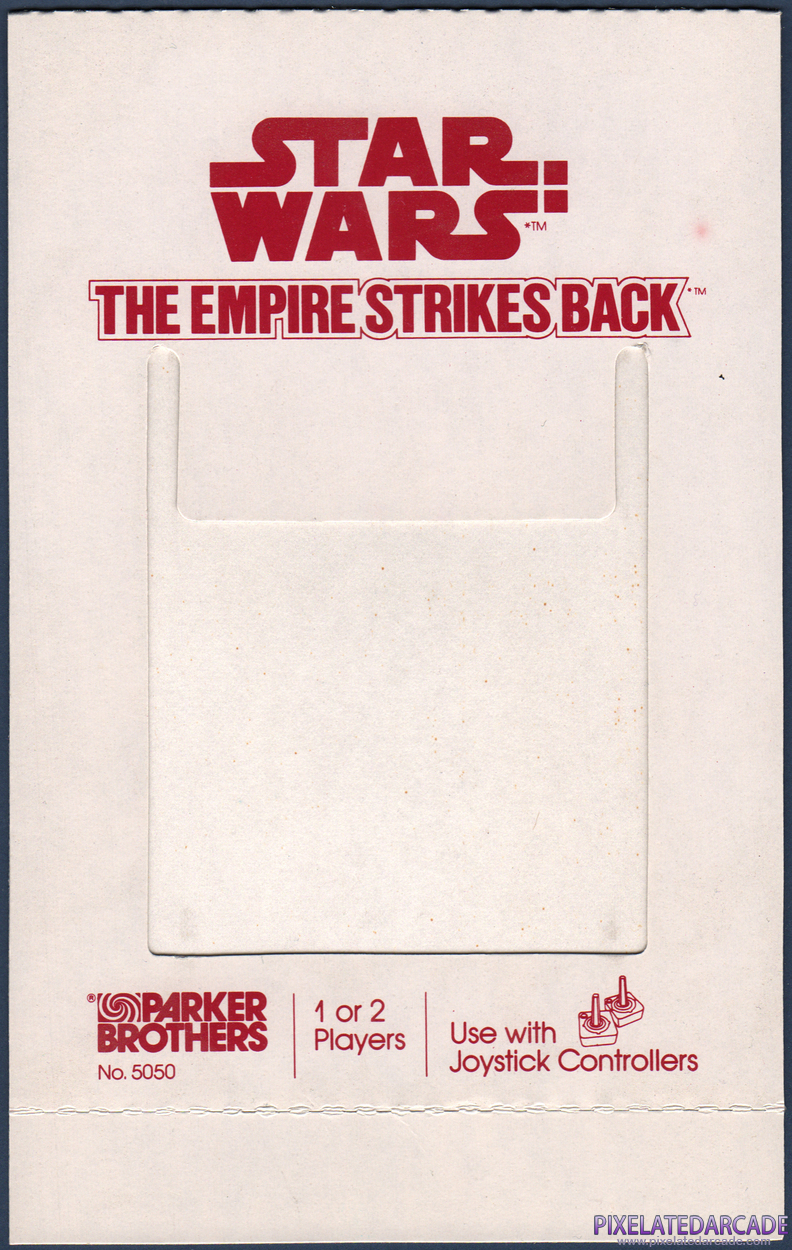 Star Wars: The Empire Strikes Back Cover Art: Box Inlay Star Wars: The Empire Strikes Back Cover Art: Box Inlay