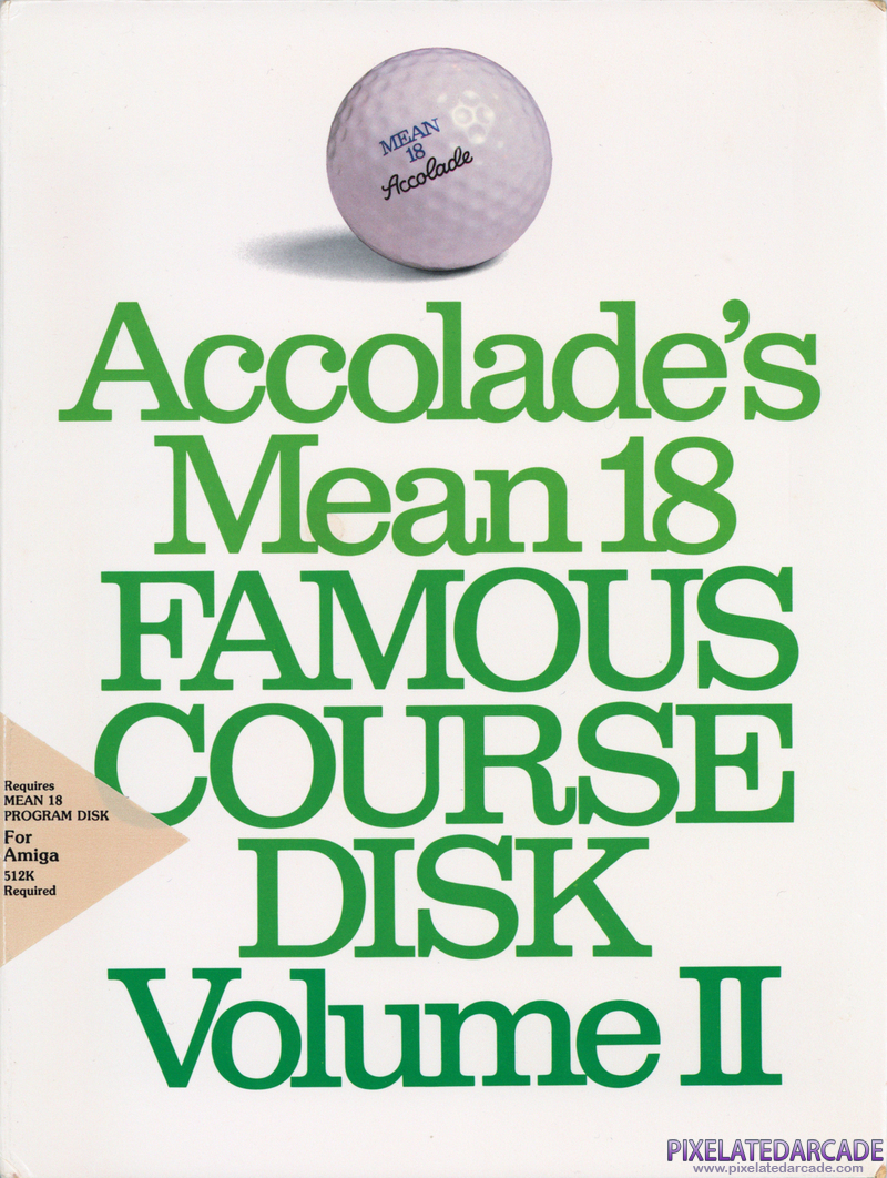 Mean 18 Famous Course Disk Volume II Cover Art: Mean 18 Famous Course Disk Volume II Cover Art: