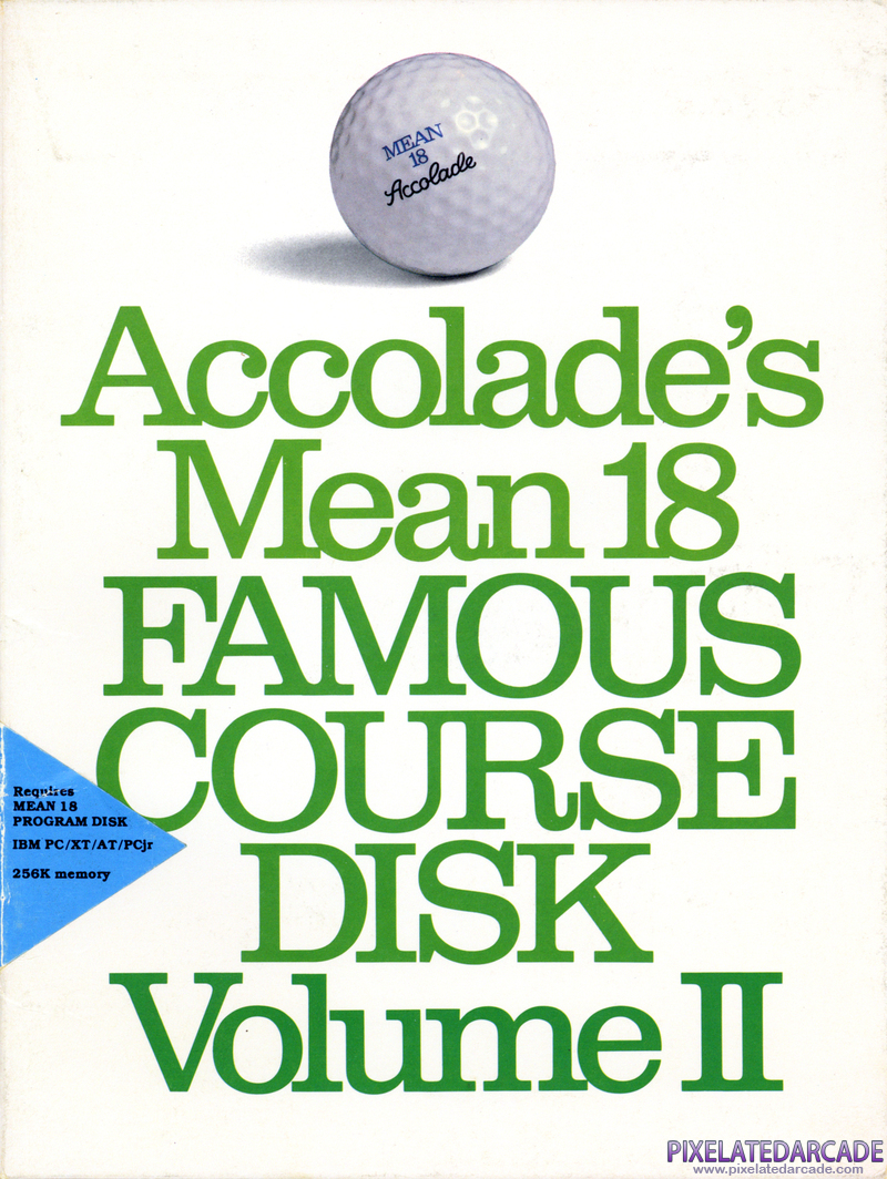 Mean 18 Famous Course Disk Volume II Cover Art: Mean 18 Famous Course Disk Volume II Cover Art: