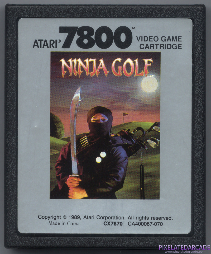 Ninja Golf Cover Art: Front Ninja Golf Cover Art: Front
