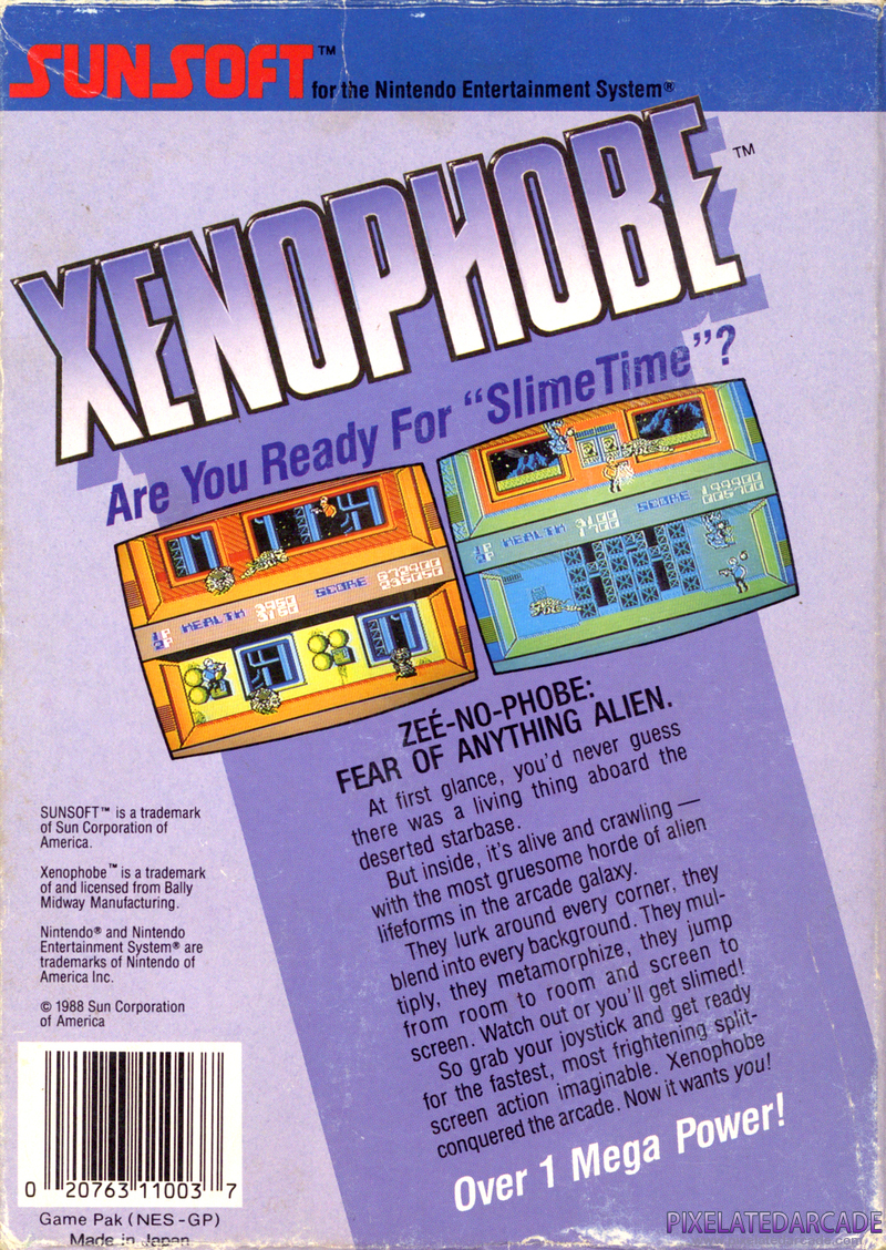 Xenophobe Cover Art: Xenophobe Cover Art: